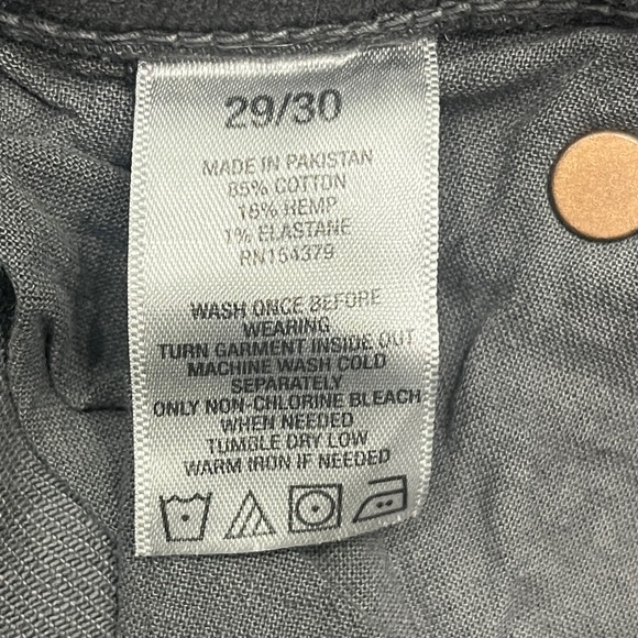 Aeropostale Men’s Charcoal Distressed Skinny Style Jeans - Picture 8 of 8